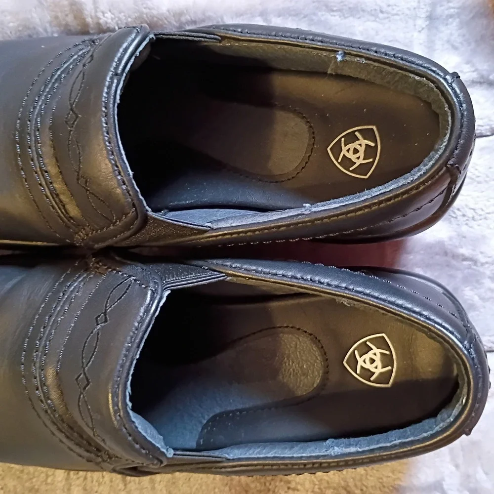 Ariat Expert Clog SD Black Leather Slip Resistant Work Shoes Mens 6.5C 10011976